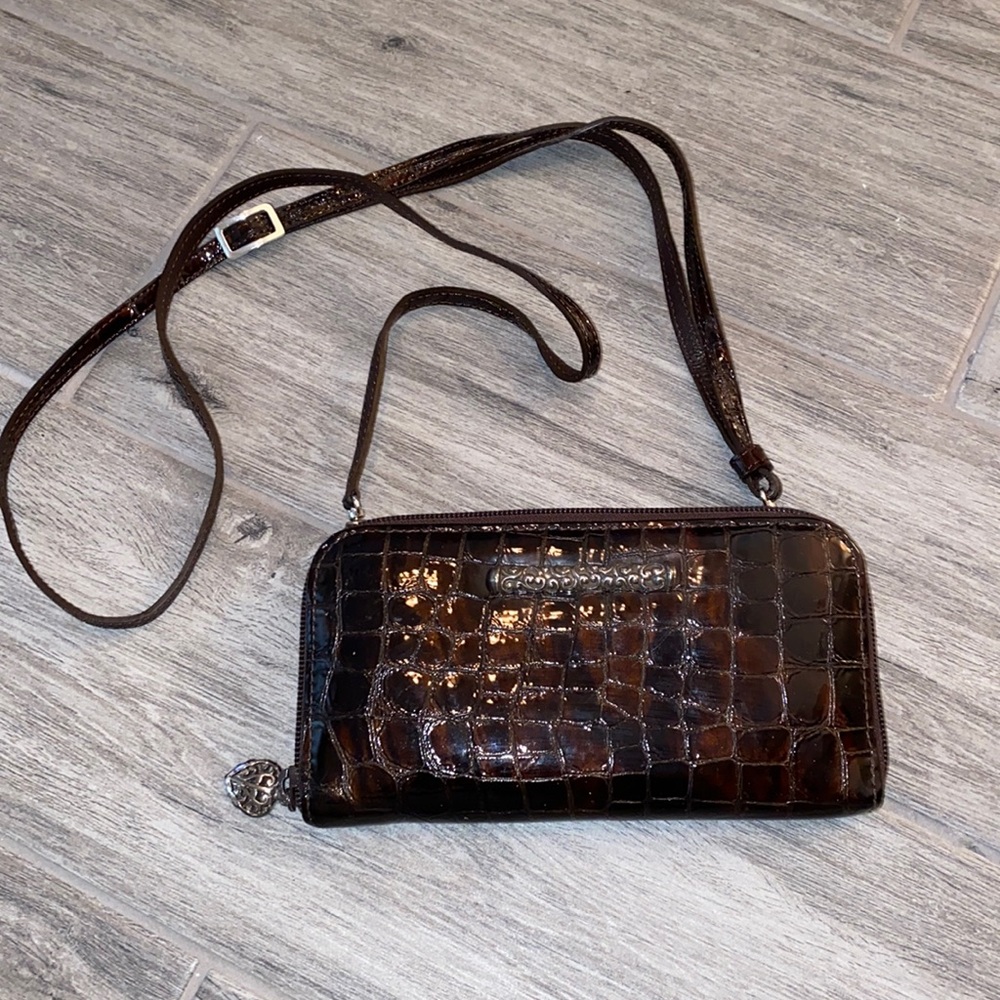 Brighton croc wallet